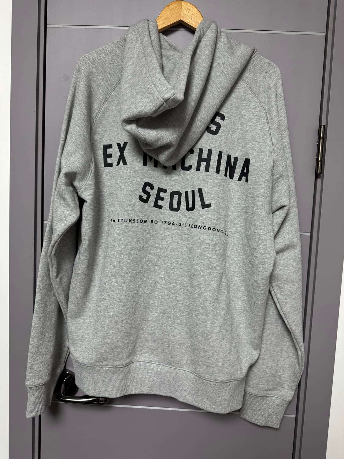 데우스 엑스 마키나 서울 2XL 후드티 그레이 상품이미지1