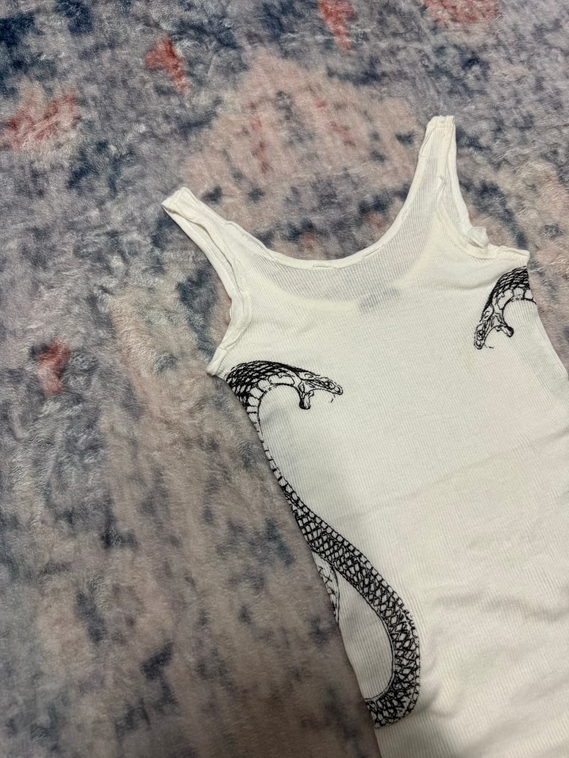 Sly twin snake ribbed sleeveless 상품이미지3