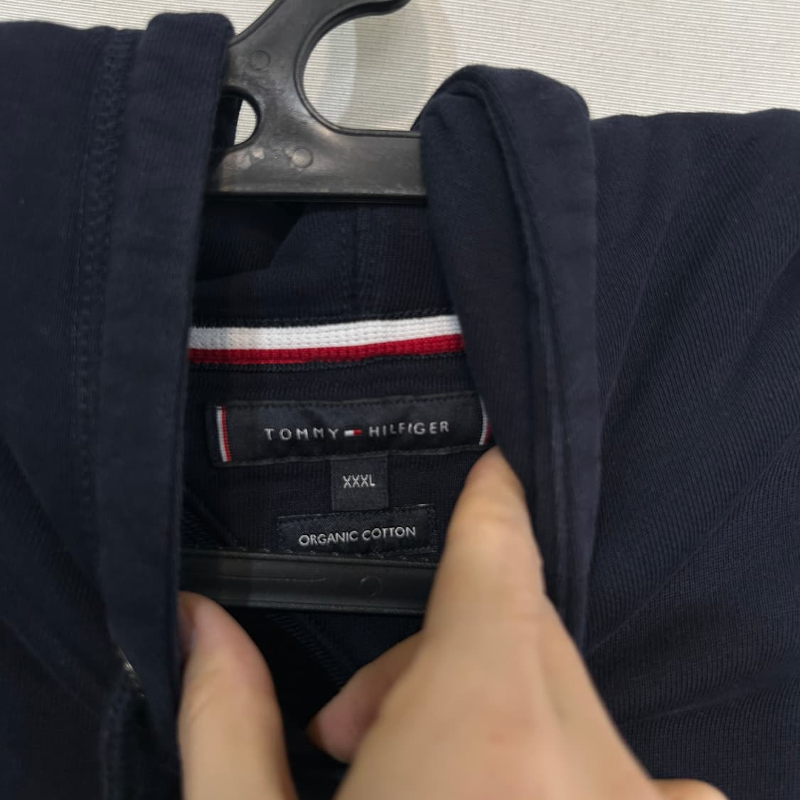 타미힐피거 남성 오가닉코튼 후드티셔츠 XXXL 115  상품이미지2