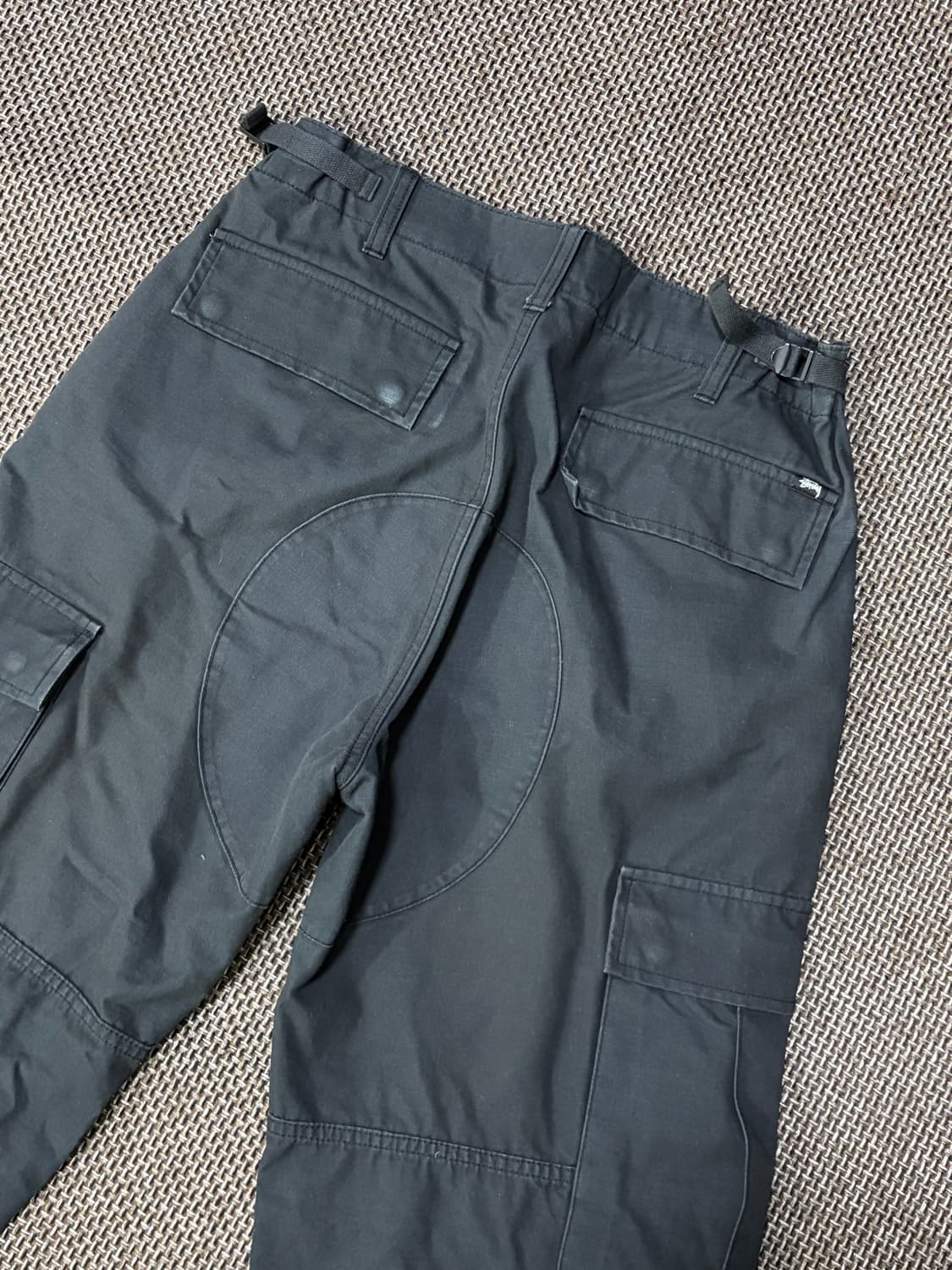 스투시 립스탑 카고 워크 팬츠 블랙 상품이미지6