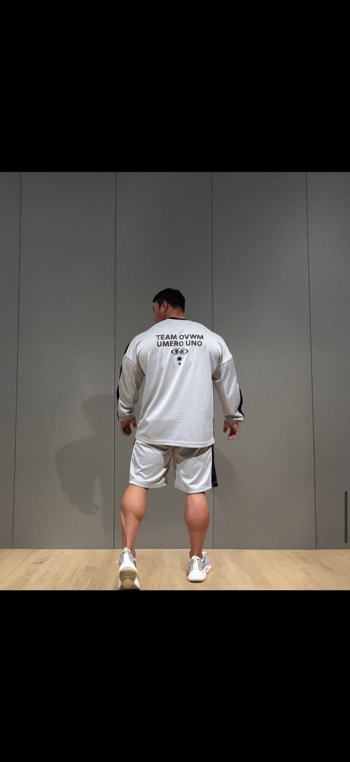 압도 레이어 빅로고 화이트 L 세트 상품이미지4