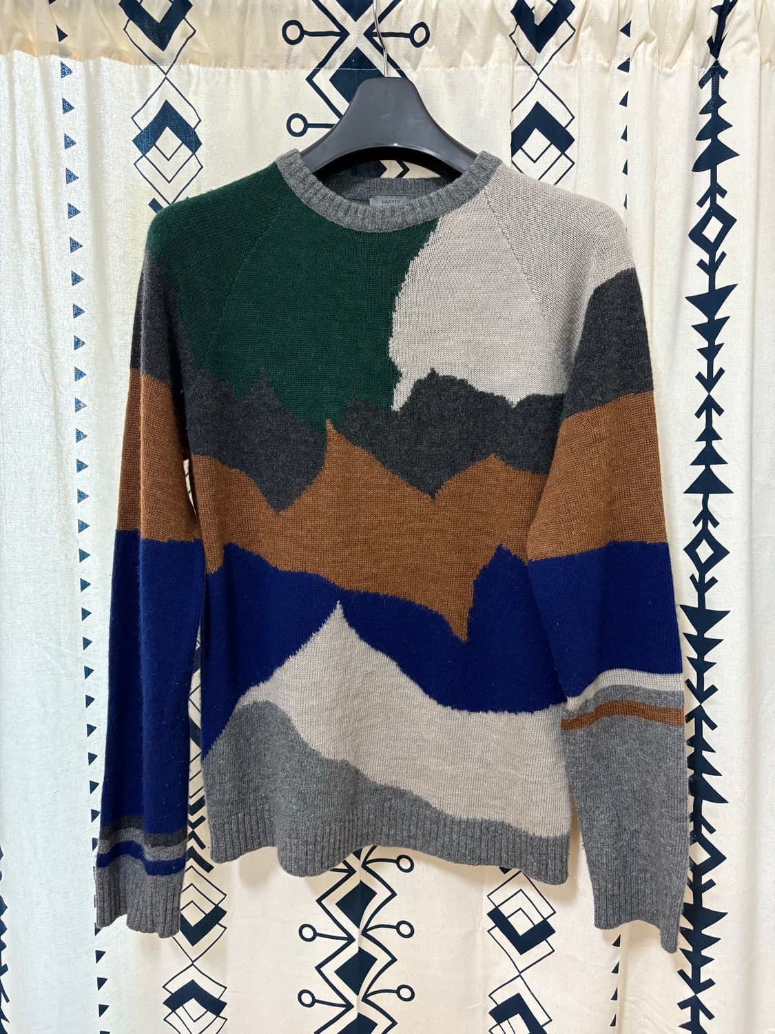랑방 / Landscape Intarsia Crewneck Sweater 상품이미지3