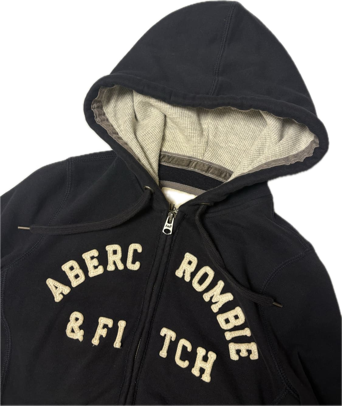 아베크롬비 후드집업 네이비 XS 딱붙핏 상품이미지3