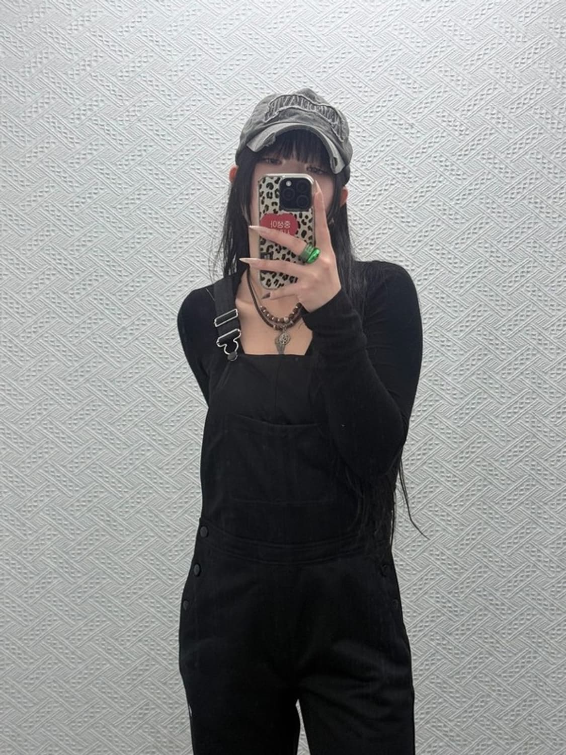 아크메드라비 디스트로이드 고딕 그런지 로고패치 볼캡 C08513 상품이미지2