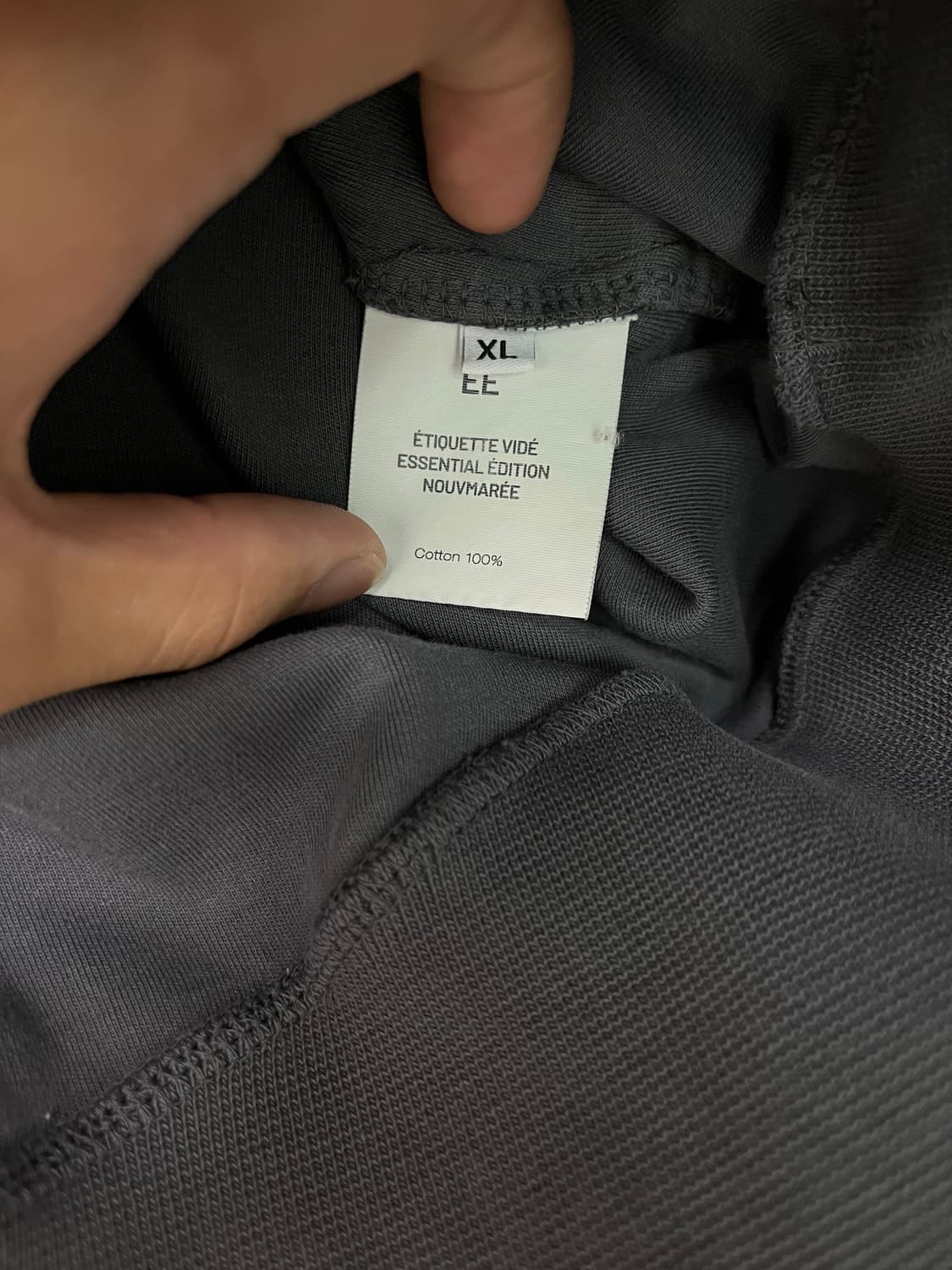 EE  집업 차콜 xl 상품이미지3