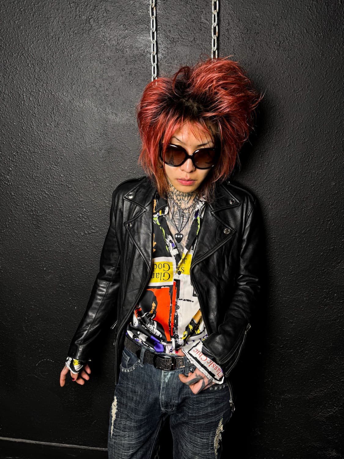 Japanese Leather Rider Jacket 상품이미지1