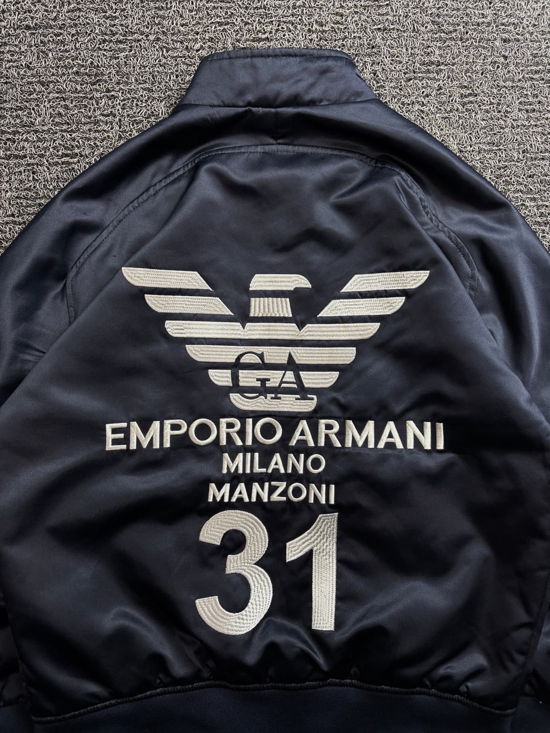 엠포리오 아르마니 빅로고 스카잔 봄버 자켓 3686 상품이미지1