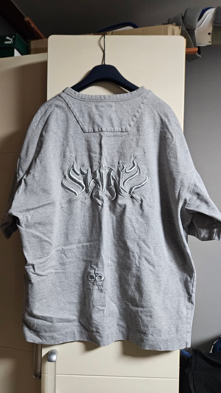 준지 반팔티셔츠 그레이 24시즌 상품이미지5