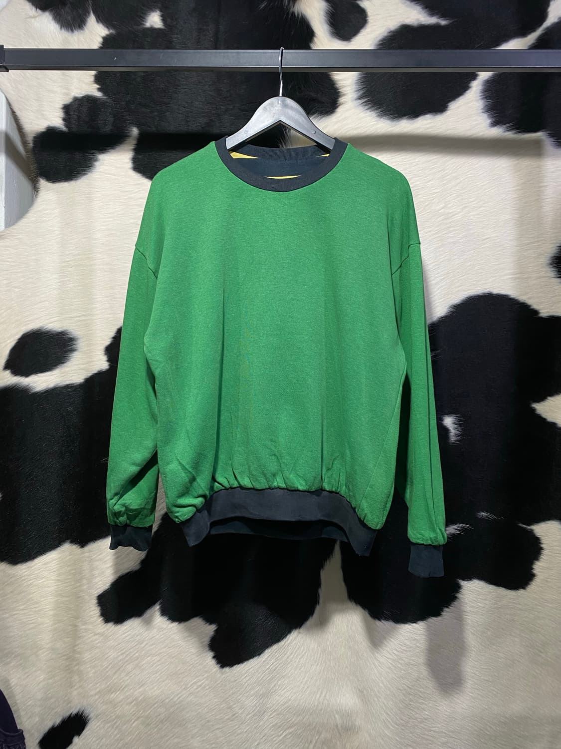 Fits-B 레터링 프린팅 리버시블 맨투맨 상품이미지6