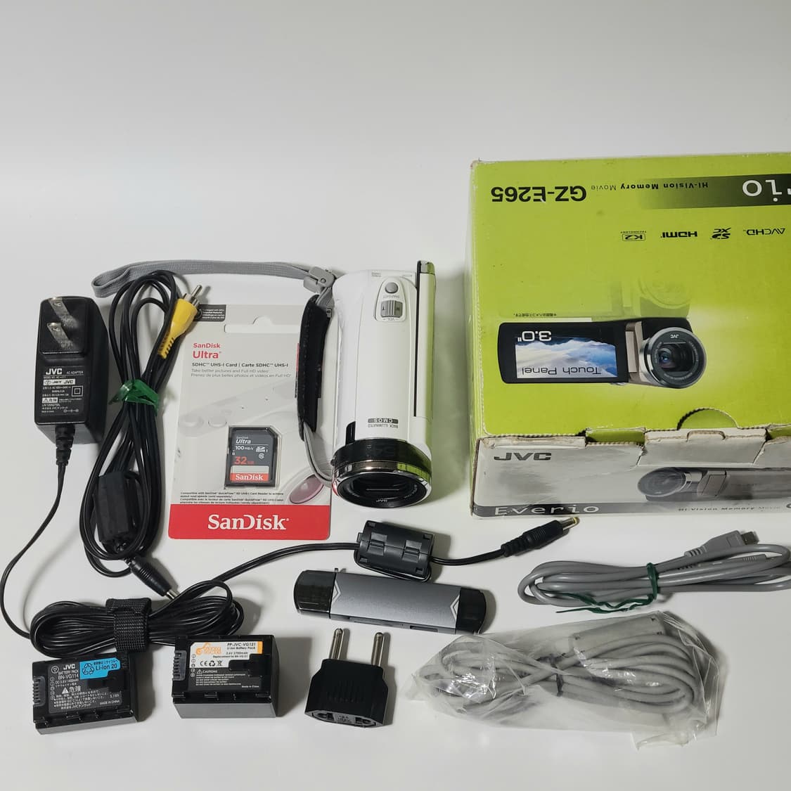 JVC 에버리오 GZ-E265 빈티지 캠코더 디카 상품이미지2