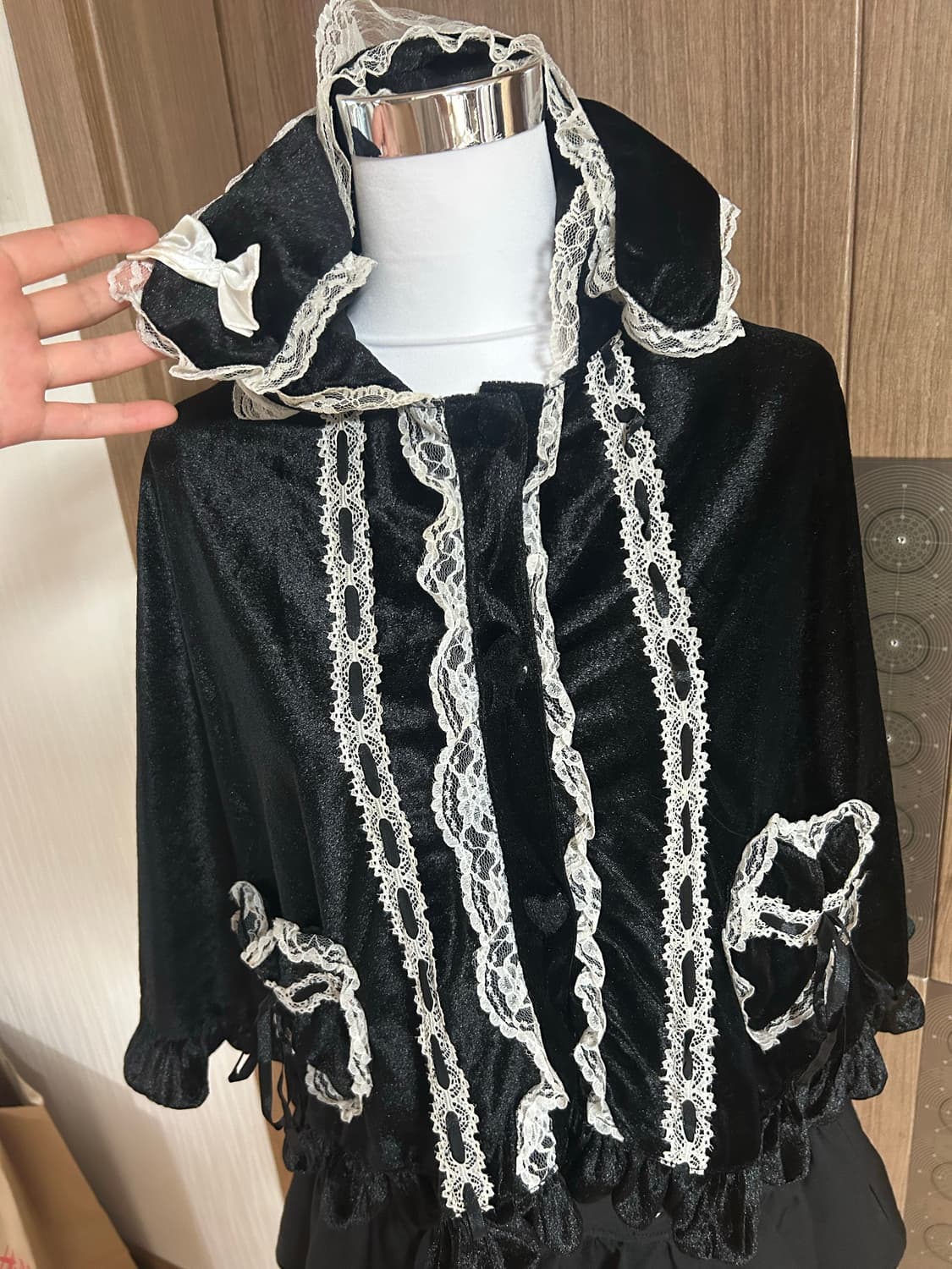 acdc rag 우사미미 케이프 고스로리고딕 상품이미지1