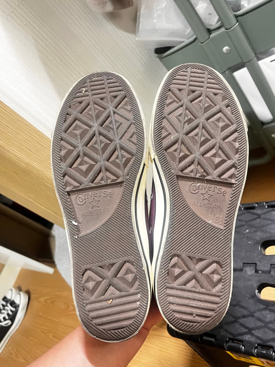 컨버스 척테일러 버건디 250 판매합니다. 상품이미지5