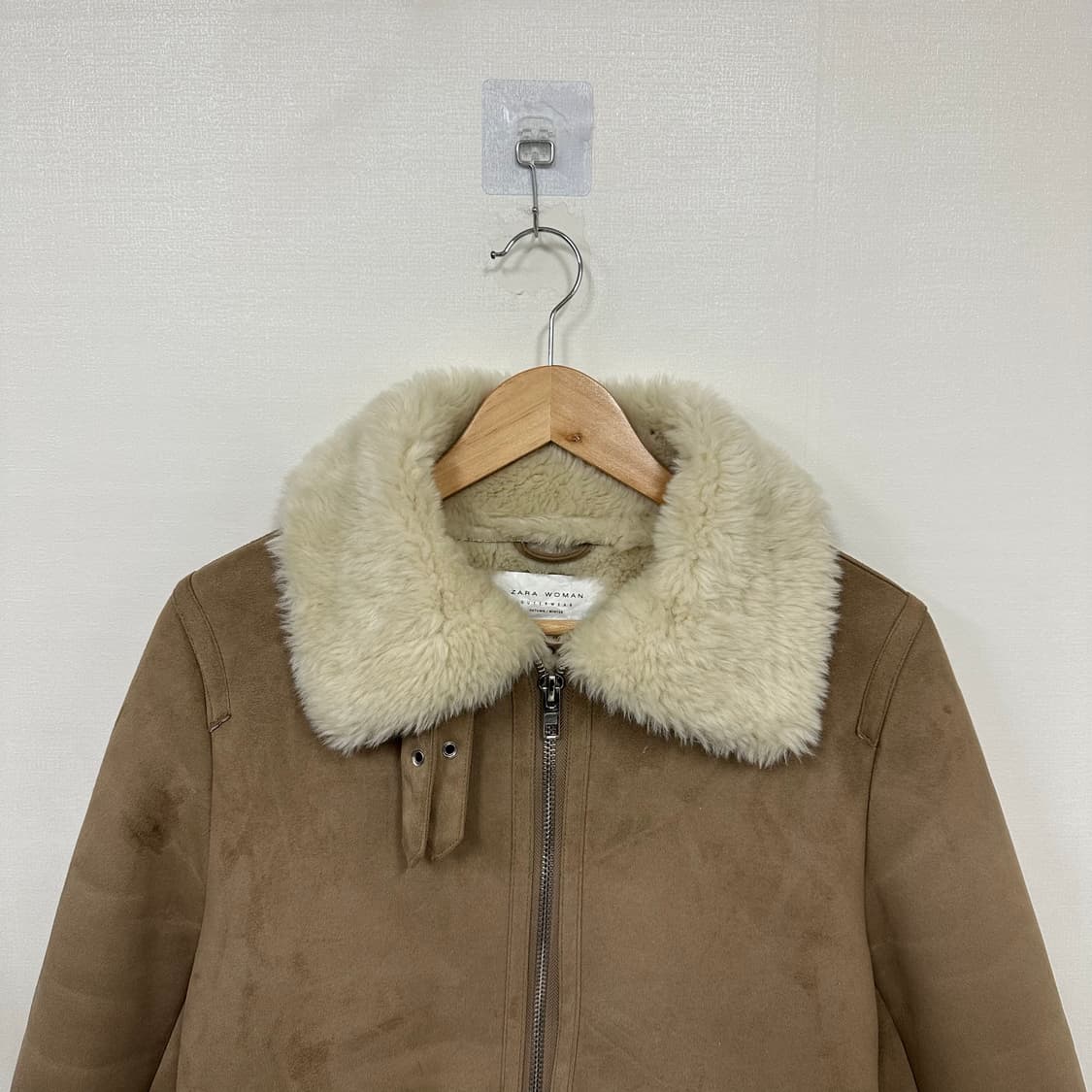 자라우먼 스웨이드무스탕자켓XS 상품이미지2