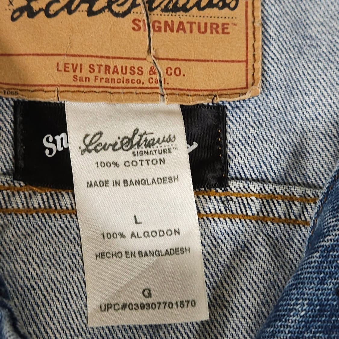 105)LEVIS 리바이스 시그니처 커스텀 데님청자켓 루즈핏 상품이미지9