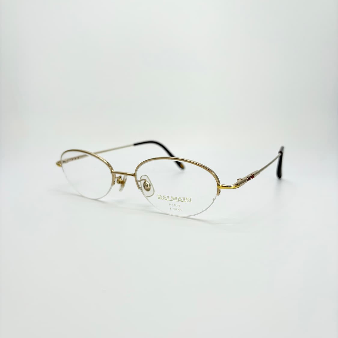 BALMAIN 발망 골드 오벌 반무테 상품이미지1