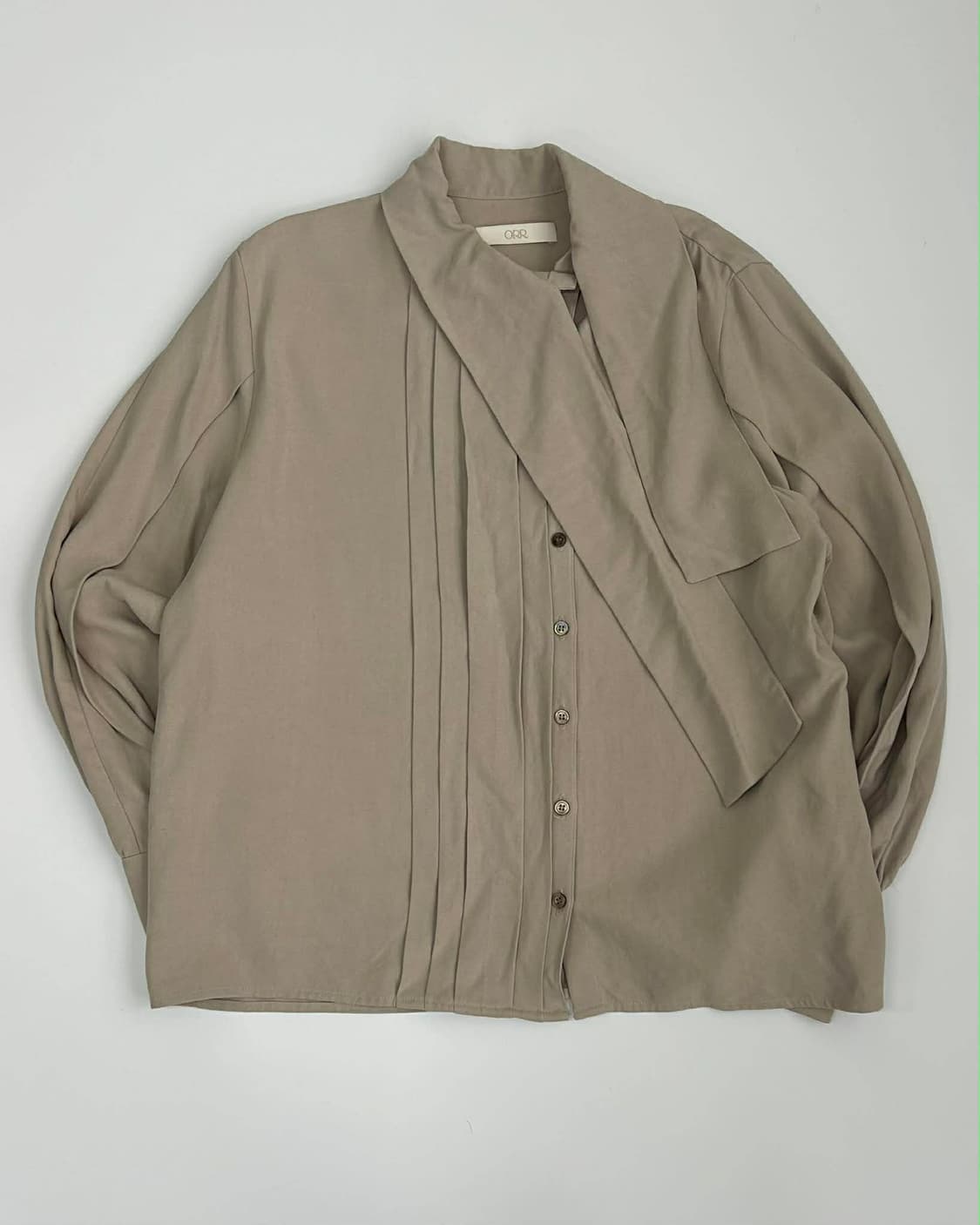 [S]ORR 오르 스카프 카라 타이 블라우스 상품이미지1