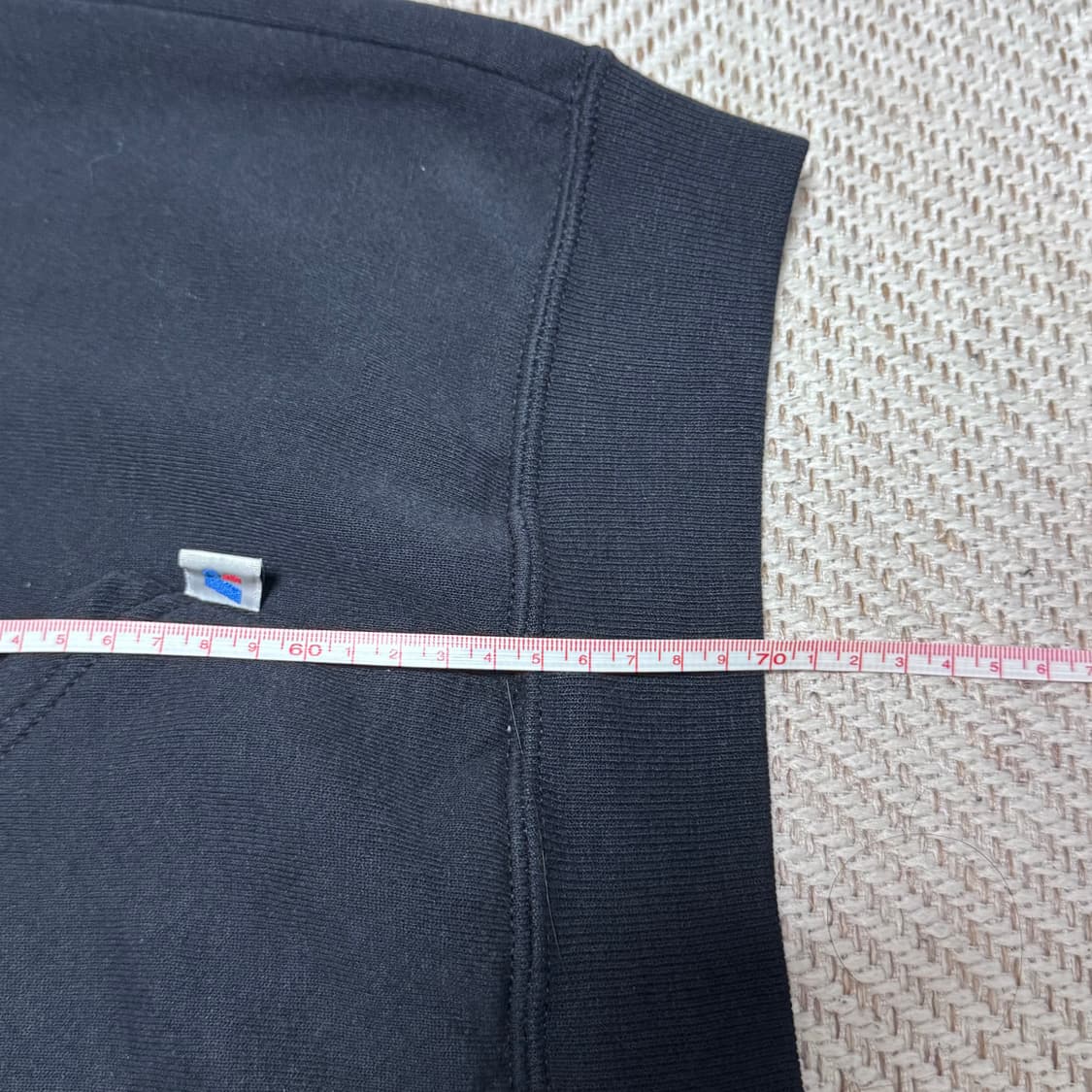 (XXL) 00s 빈티지 러셀 애슬레틱 블랙 후드집업 상품이미지5