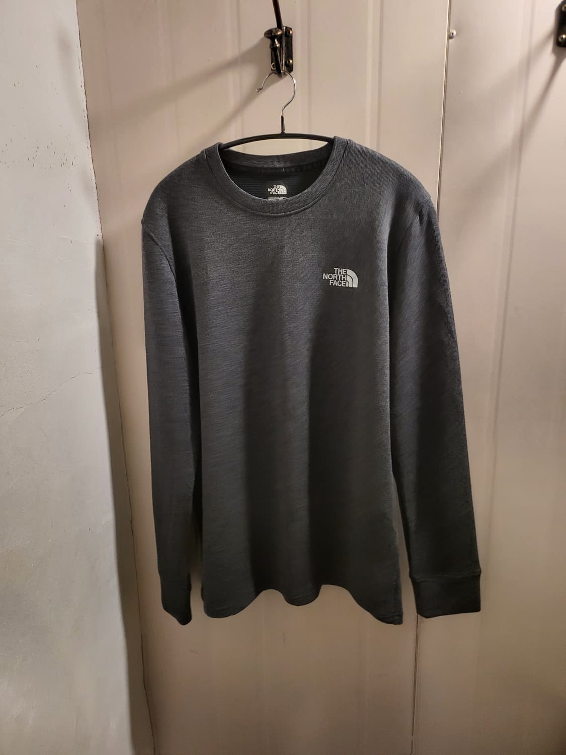 [L]노스페이스 맨투맨 그레이 상품이미지1