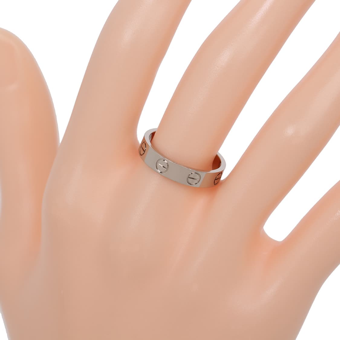 까르띠에 러브링 화이트골드 러브반지 48호 WG 링 B4085100 상품이미지5