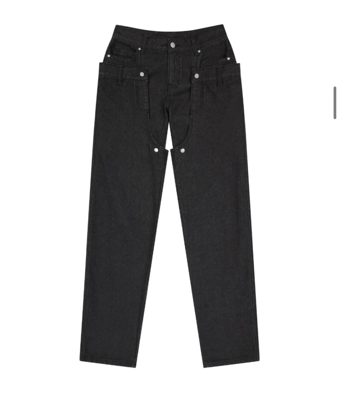 오호스Detachable Button Denim Pants 상품이미지3