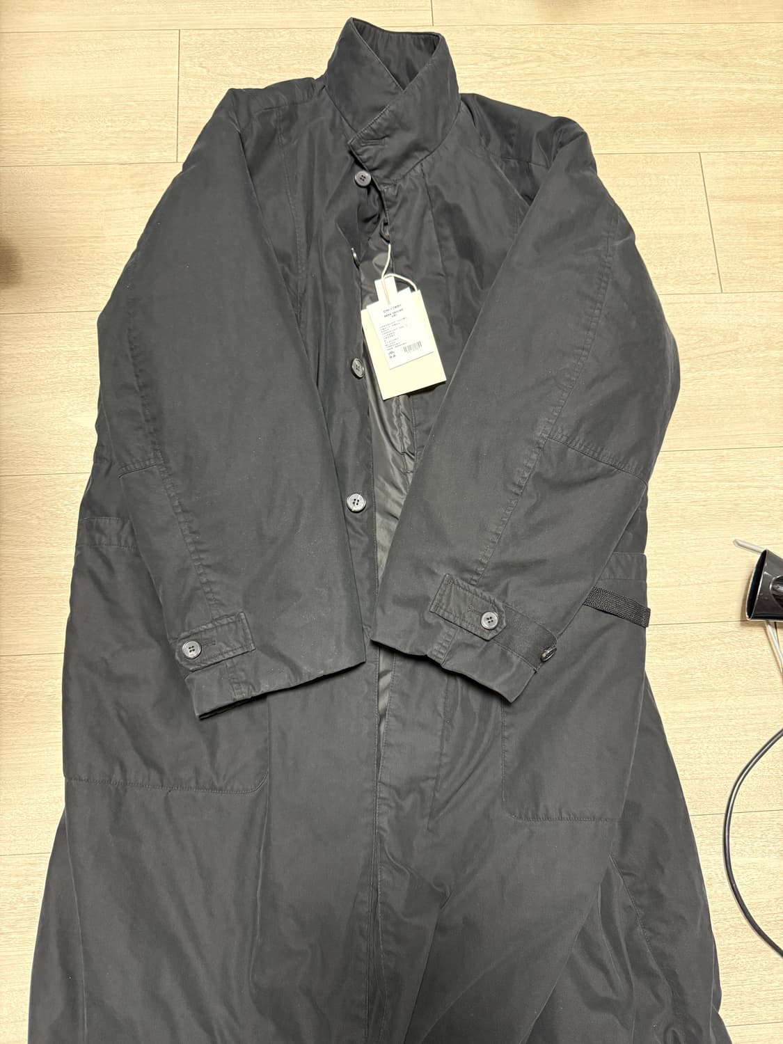 폴리테루 헤비 델 코트 블랙 상품이미지2