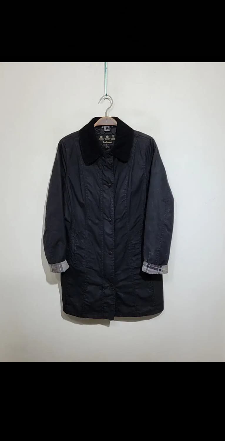 (M) 바버 벨세이 왁싱자켓 블랙 BELSAY 왁스점퍼 안감누빔  상품이미지1