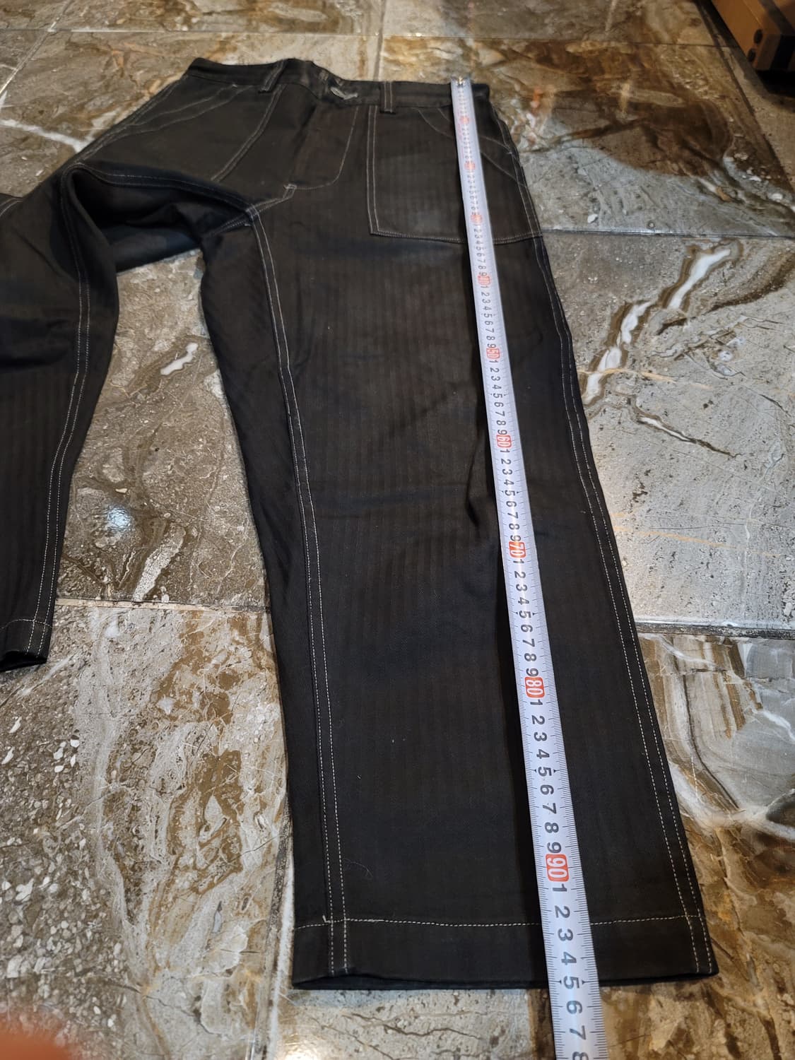 나이젤카본 헤링본 퍼티그팬츠 (블랙) 상품이미지8