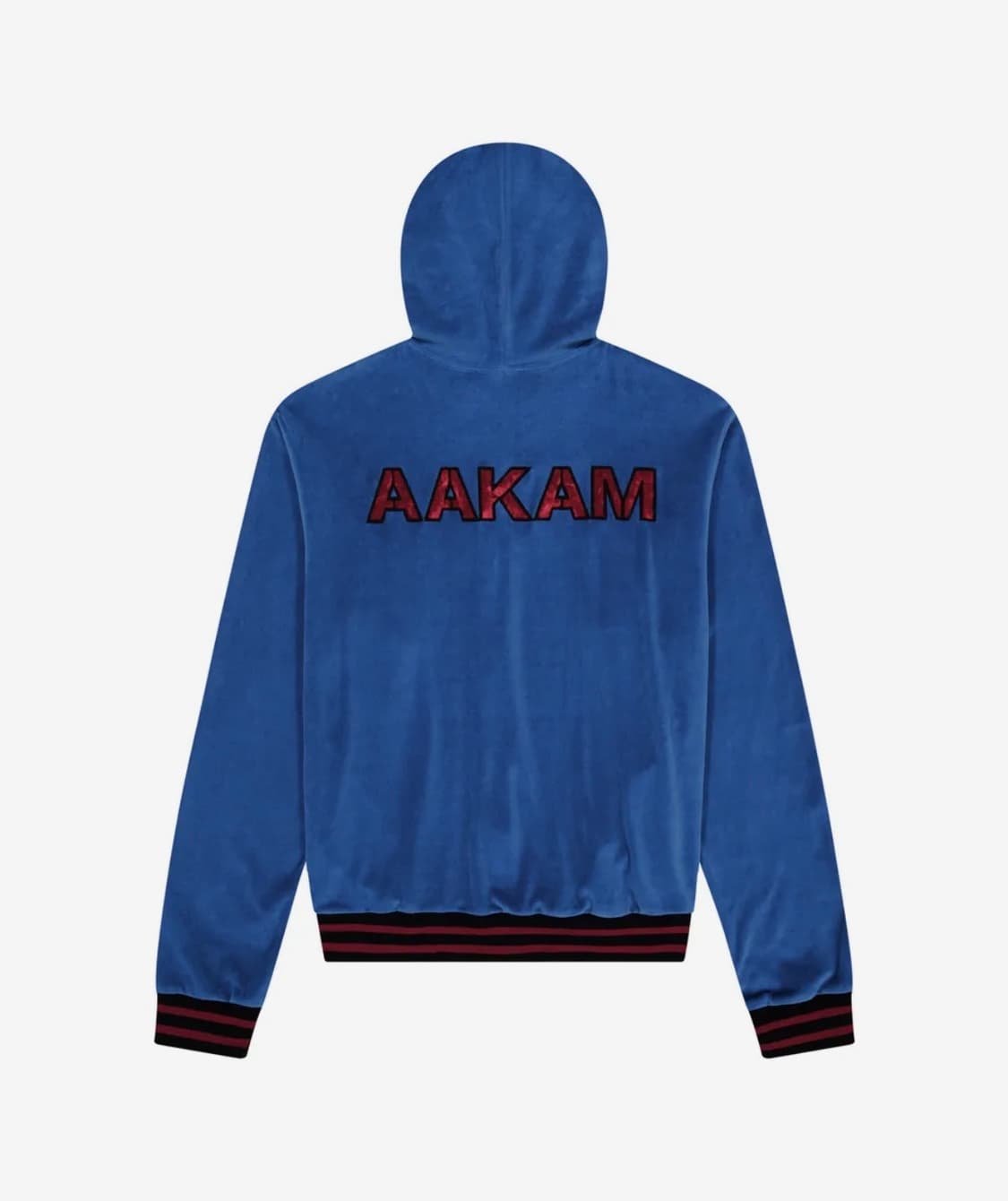 아캄 98 Patch Velour Zip-Up Hoodie (Blue) 상품이미지2