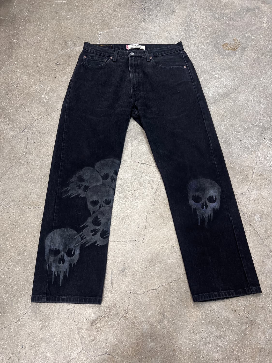 00‘s 리바이스505 캐나다 커스텀 블랙진  상품이미지1