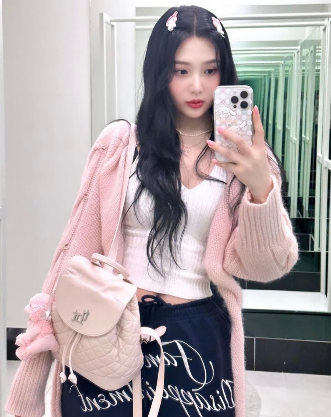 쓰리타임즈 - 밤비 볼레로 핑크 (조이 착용) 상품이미지2