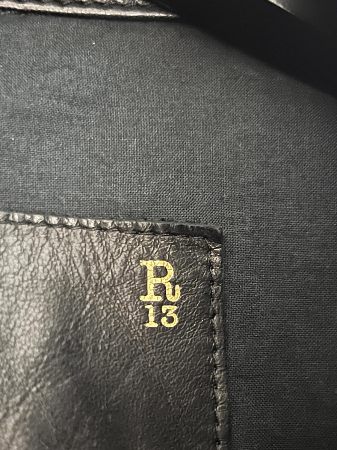 R13 레더 자켓 상품이미지2