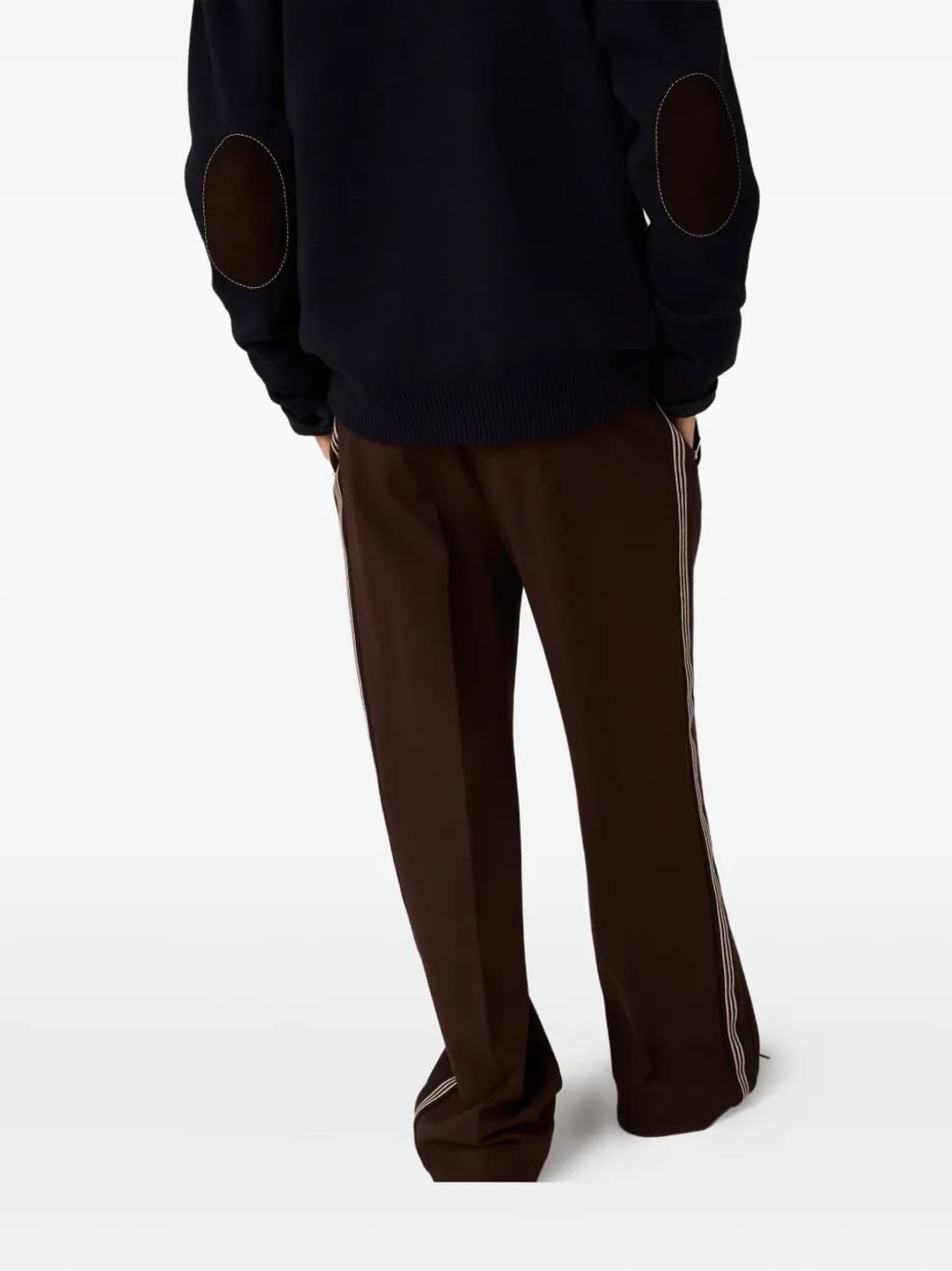 (새제품) 미우 미우 Miu Miu 울 및 가죽 지퍼 가디건 48 상품이미지5