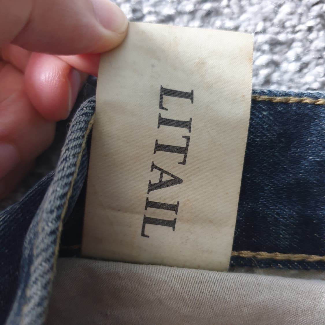 LITAIL 데미지 데님 팬츠 상품이미지8