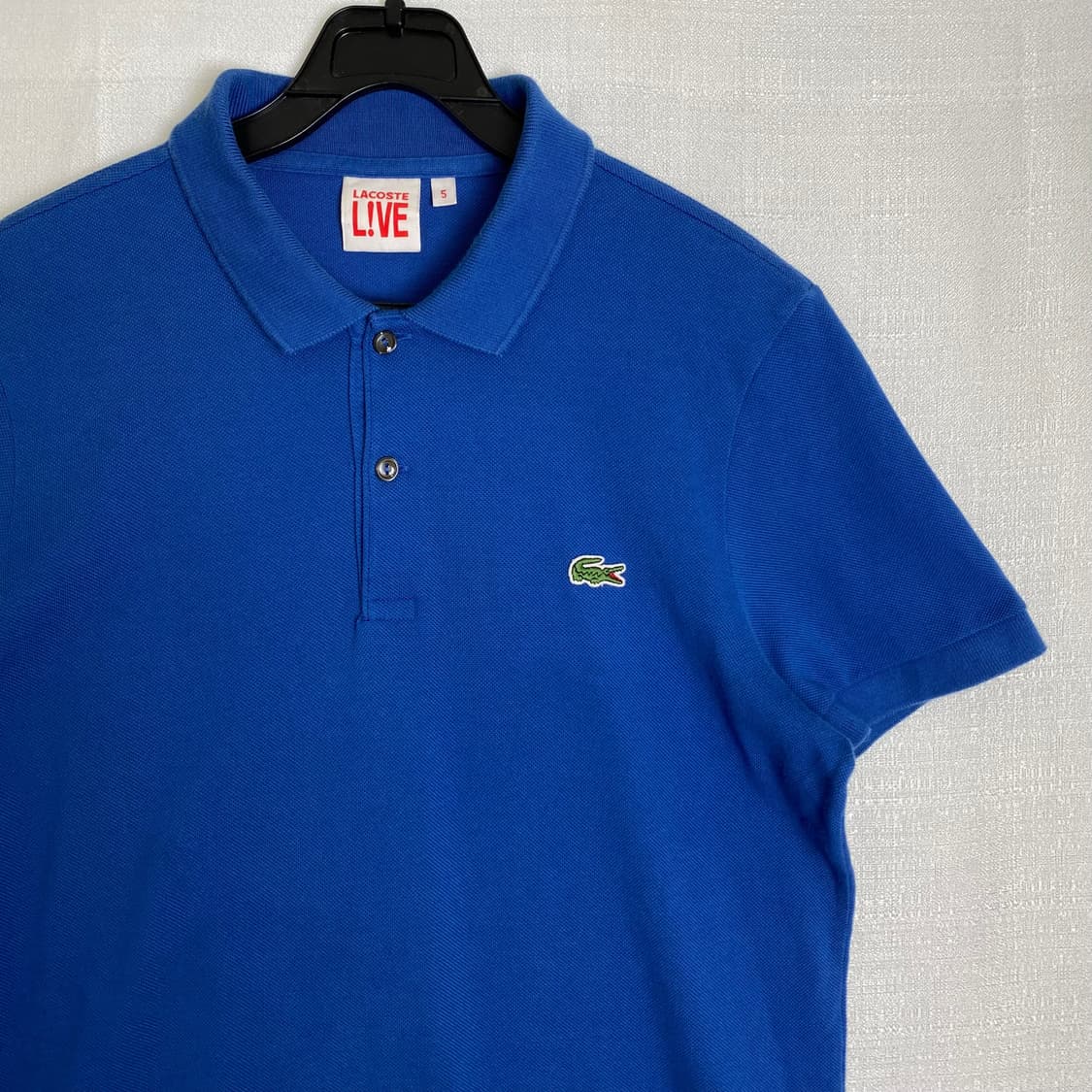 라코스테 라이브 pk 카라 반팔 티셔츠 블루 상품이미지3