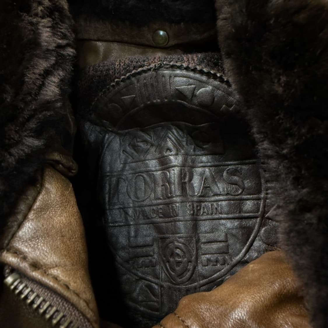 100 토라스 TORRAS 스페인 포켓 가죽자켓 상품이미지4