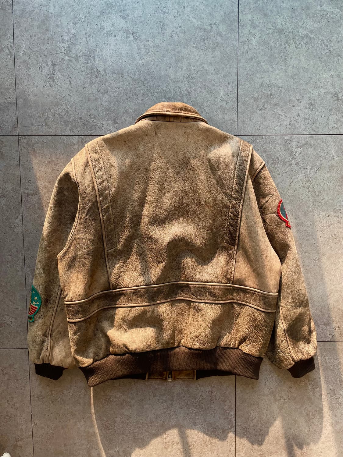 나파소가죽 A2플라이트 자켓 상품이미지9