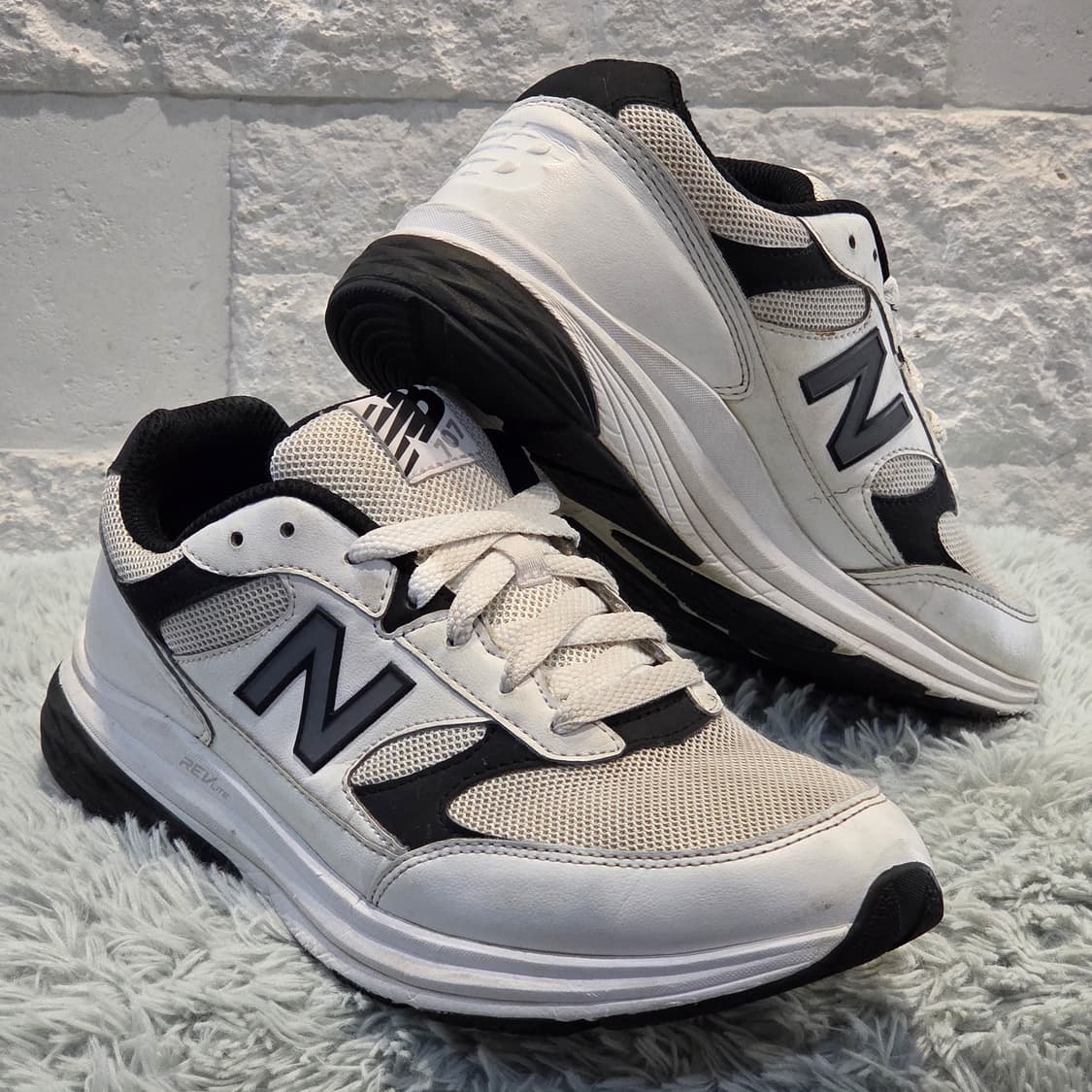 5q-9:뉴발란스 MW707WB 화이트-블랙 (25.5cm) 상품이미지4