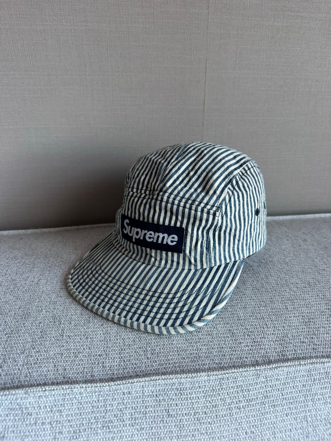 [Supreme] 슈프림 히코리 데님 소재 캠프캡 상품이미지2