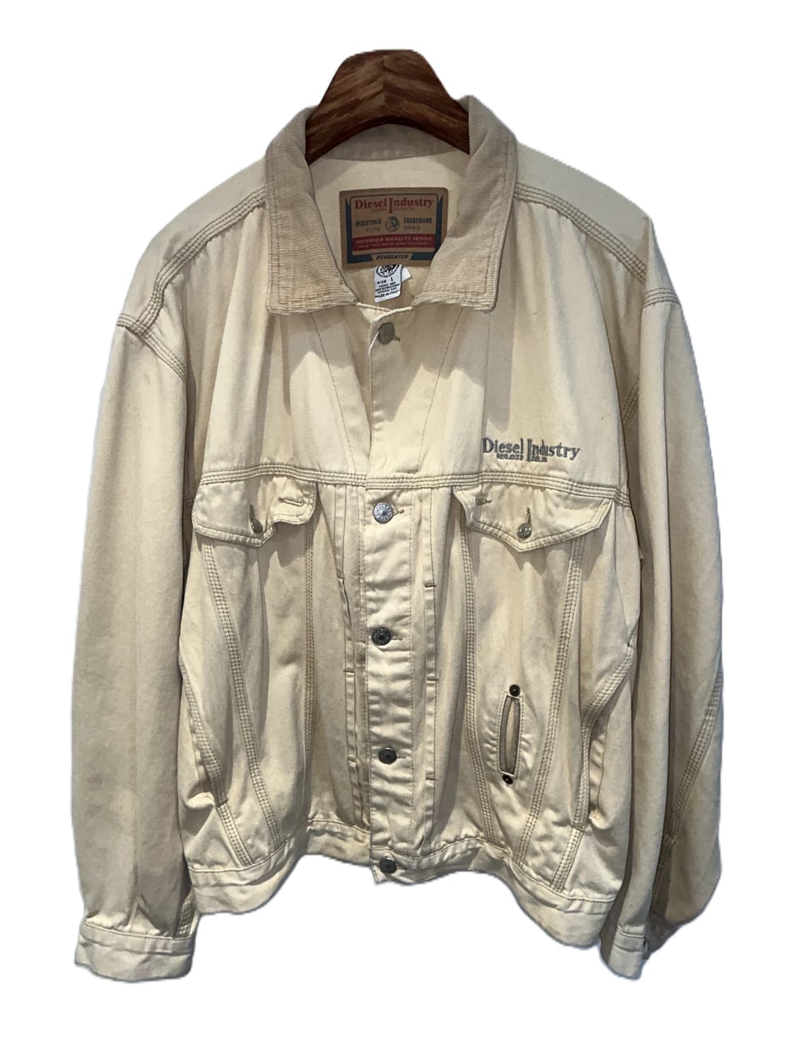 Diesel Industry 베이지 데님 자켓 상품이미지1
