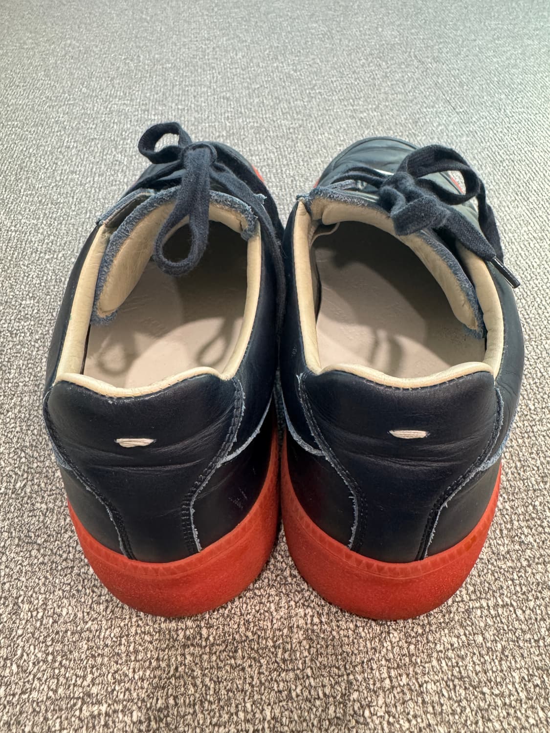 메종 마르지엘라 레드솔 에어포스 모티브 스니커즈 43 상품이미지4