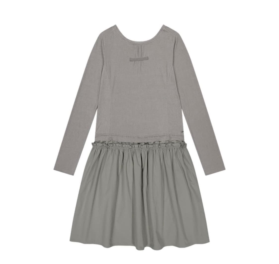 코이세이오 투웨이 셔링 원피스 라이트카키 상품이미지1