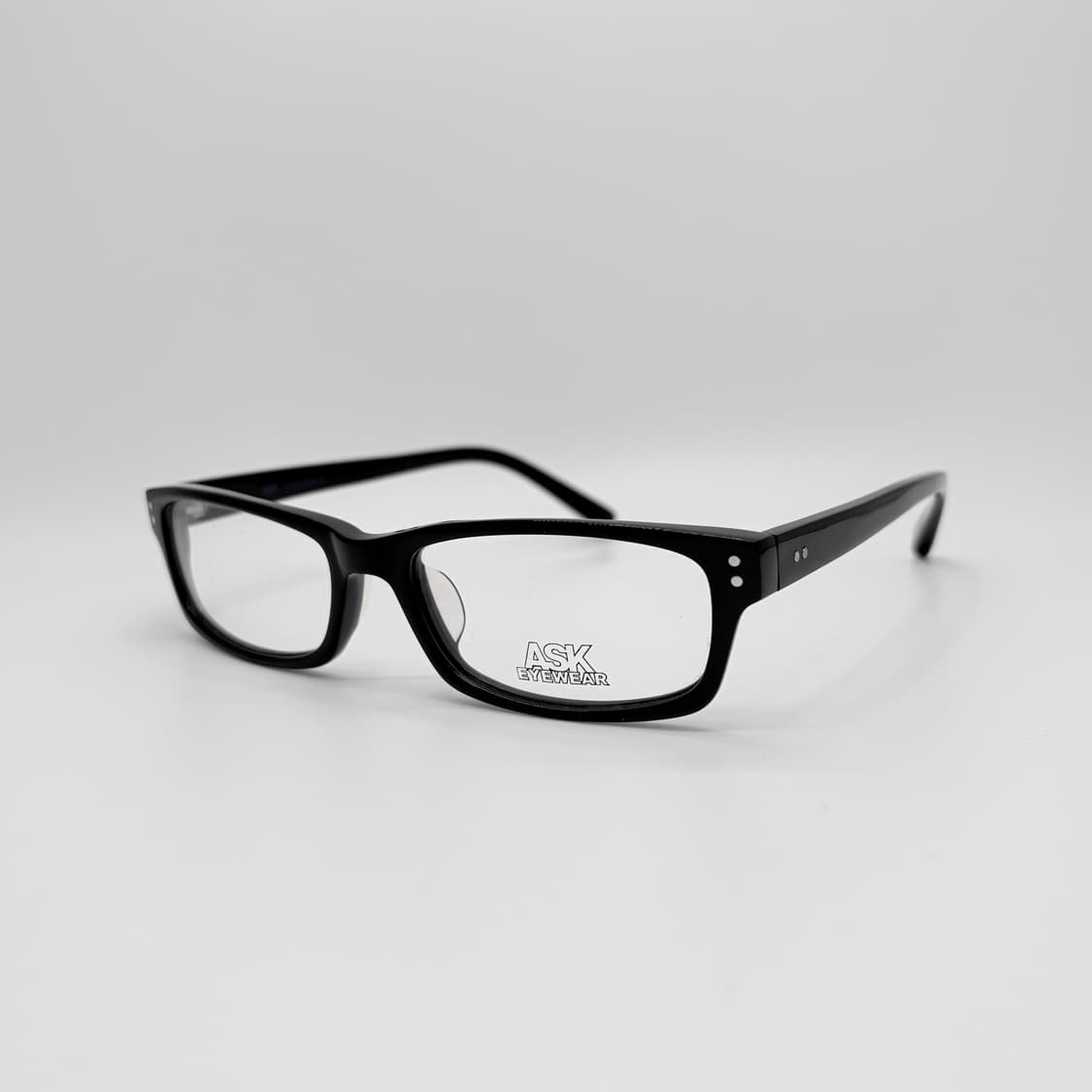 ASK 슬림 사각 블랙 빈티지 뿔테 상품이미지1