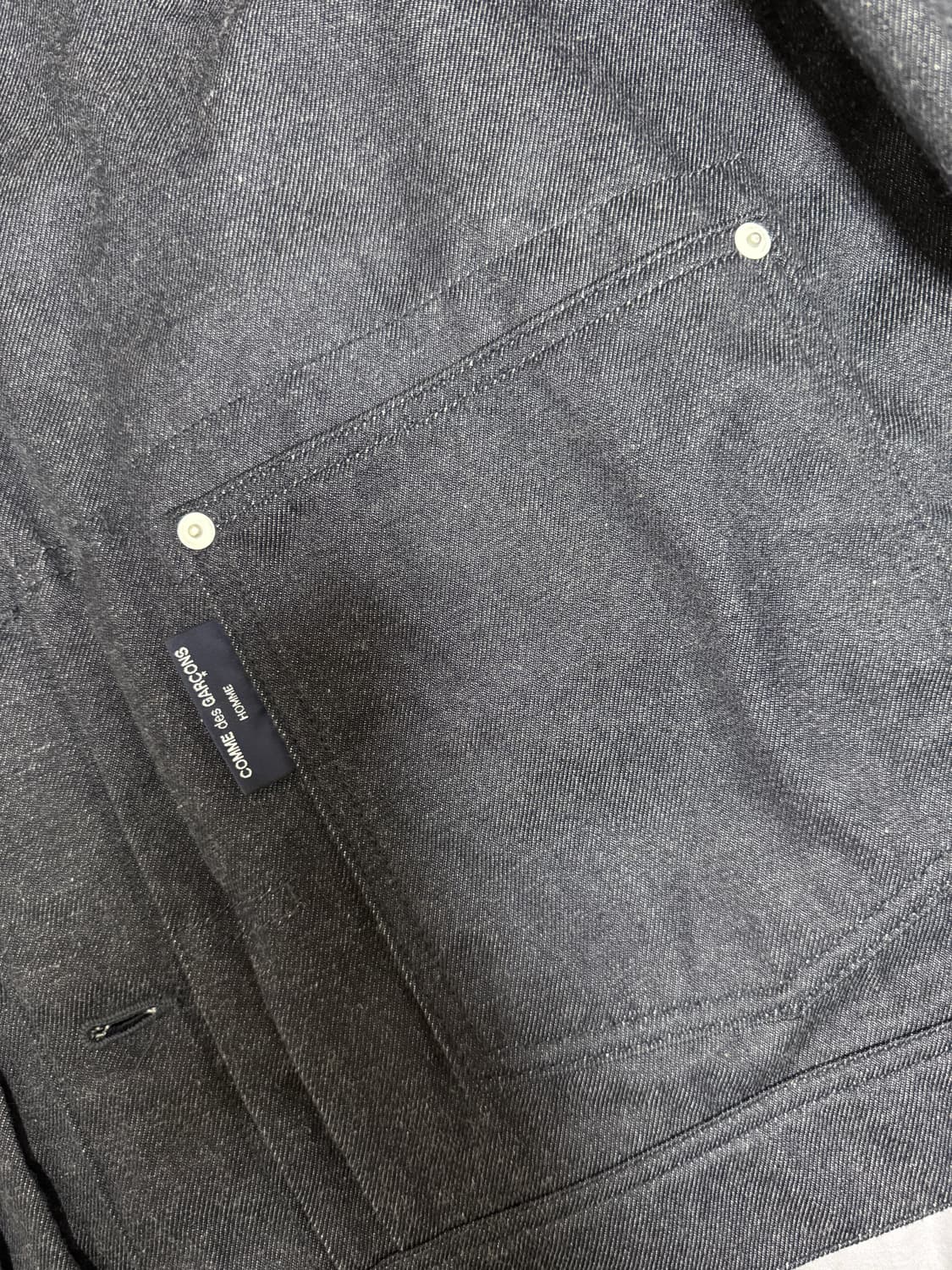 꼼데가르송 데님자캣 L 상품이미지2