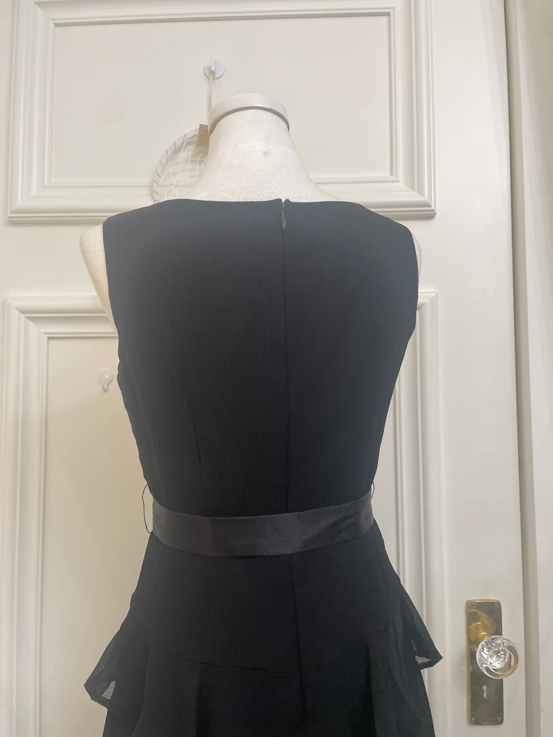 black ruffle layered bow belt fairy opc 상품이미지4