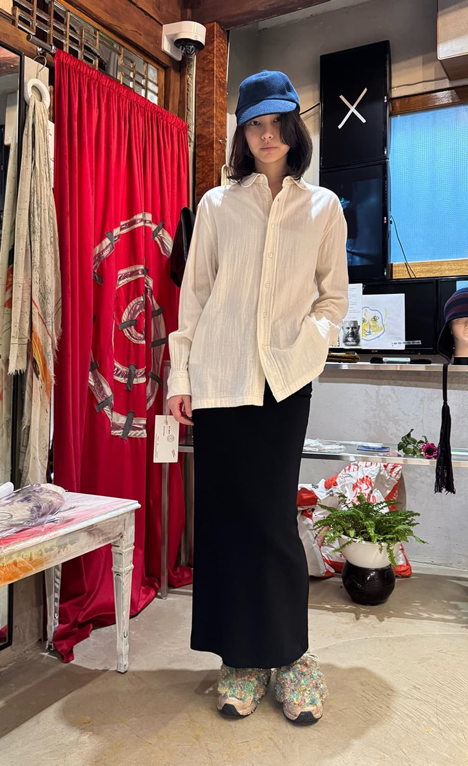 Porter classic 클래식 코튼 셔츠 상품이미지5