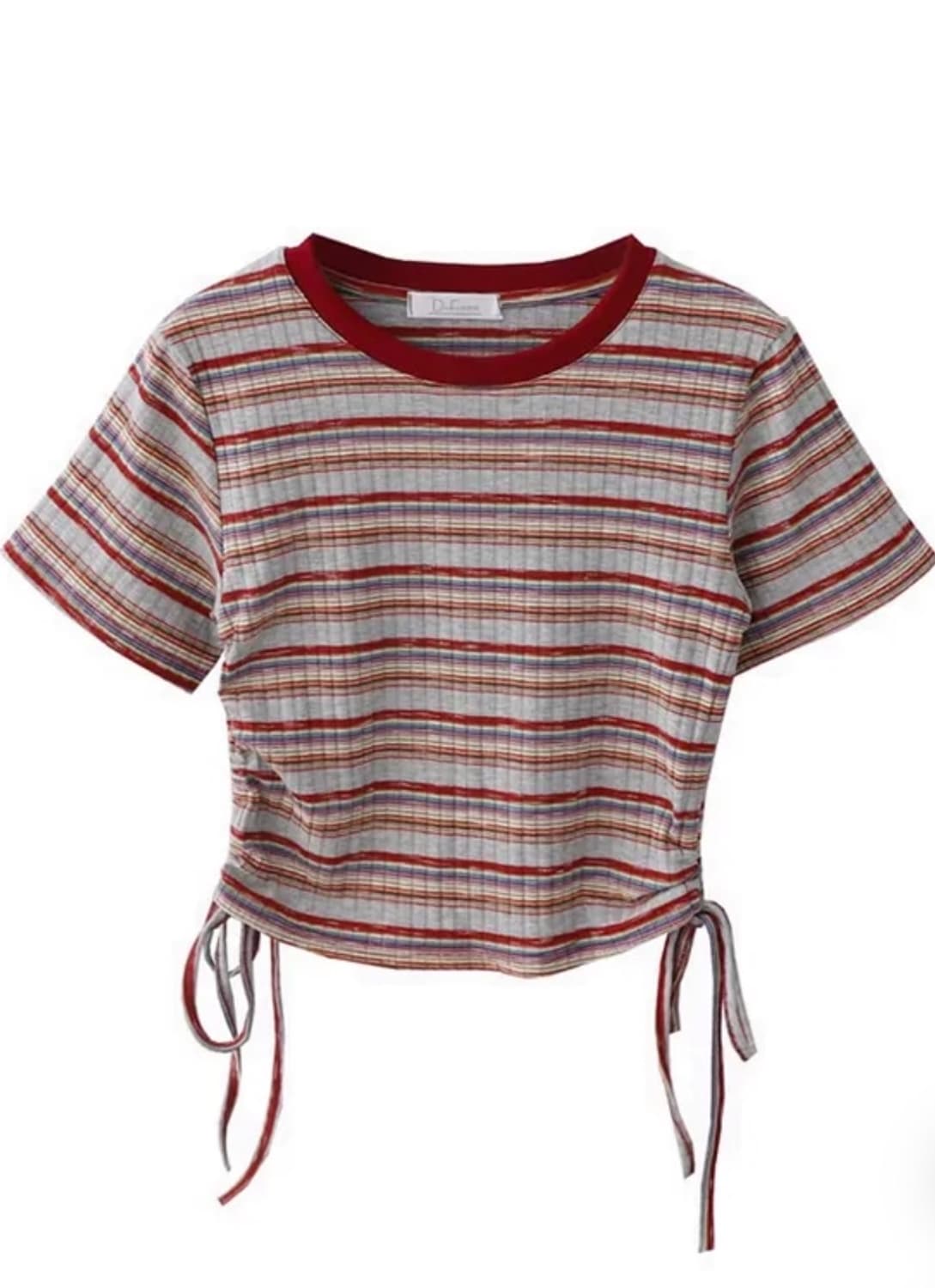 레인보우 여름 반팔 상품이미지1