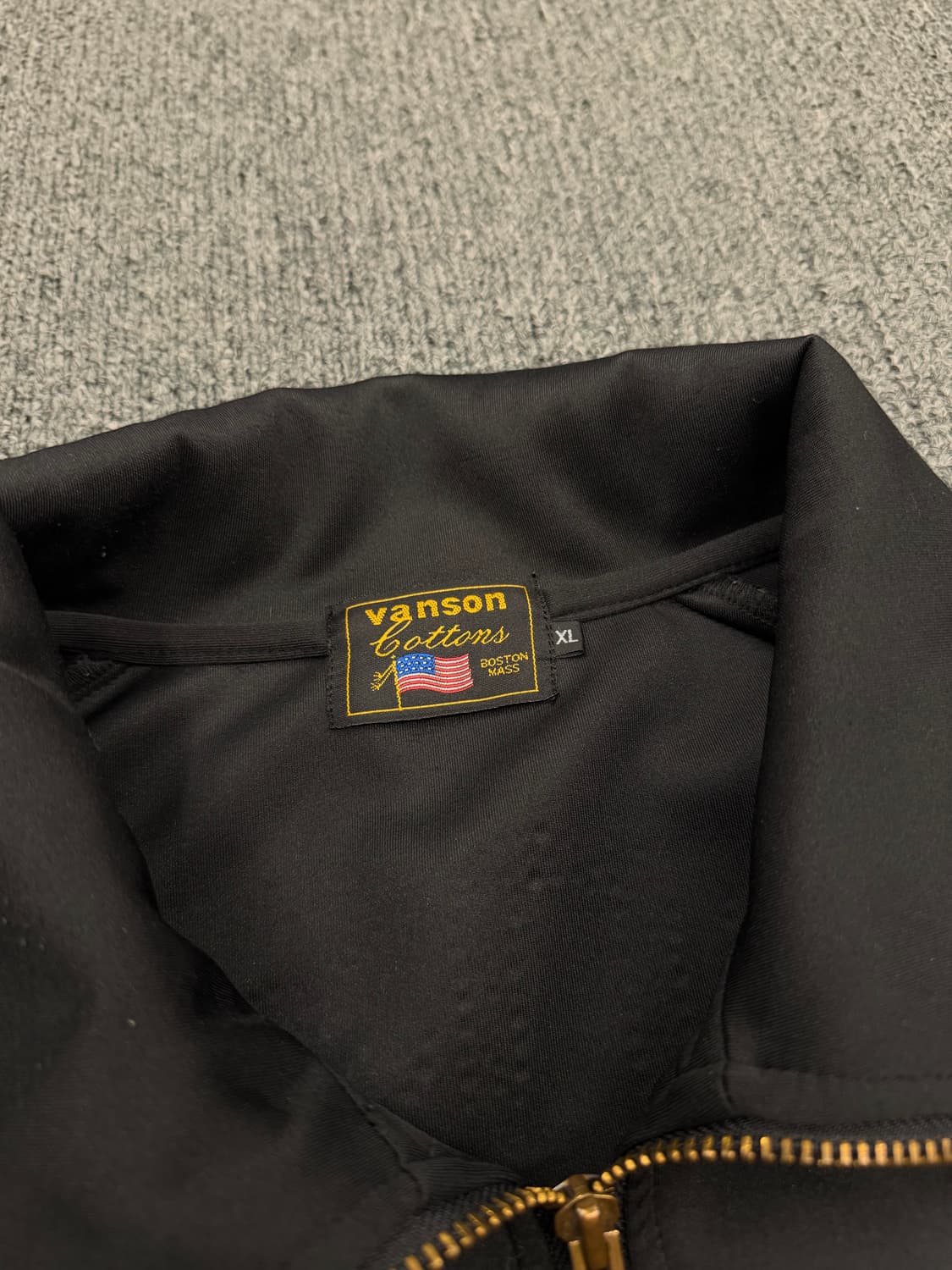 XL) 밴슨 빈티지 스컬 큐빅 져지 상품이미지3