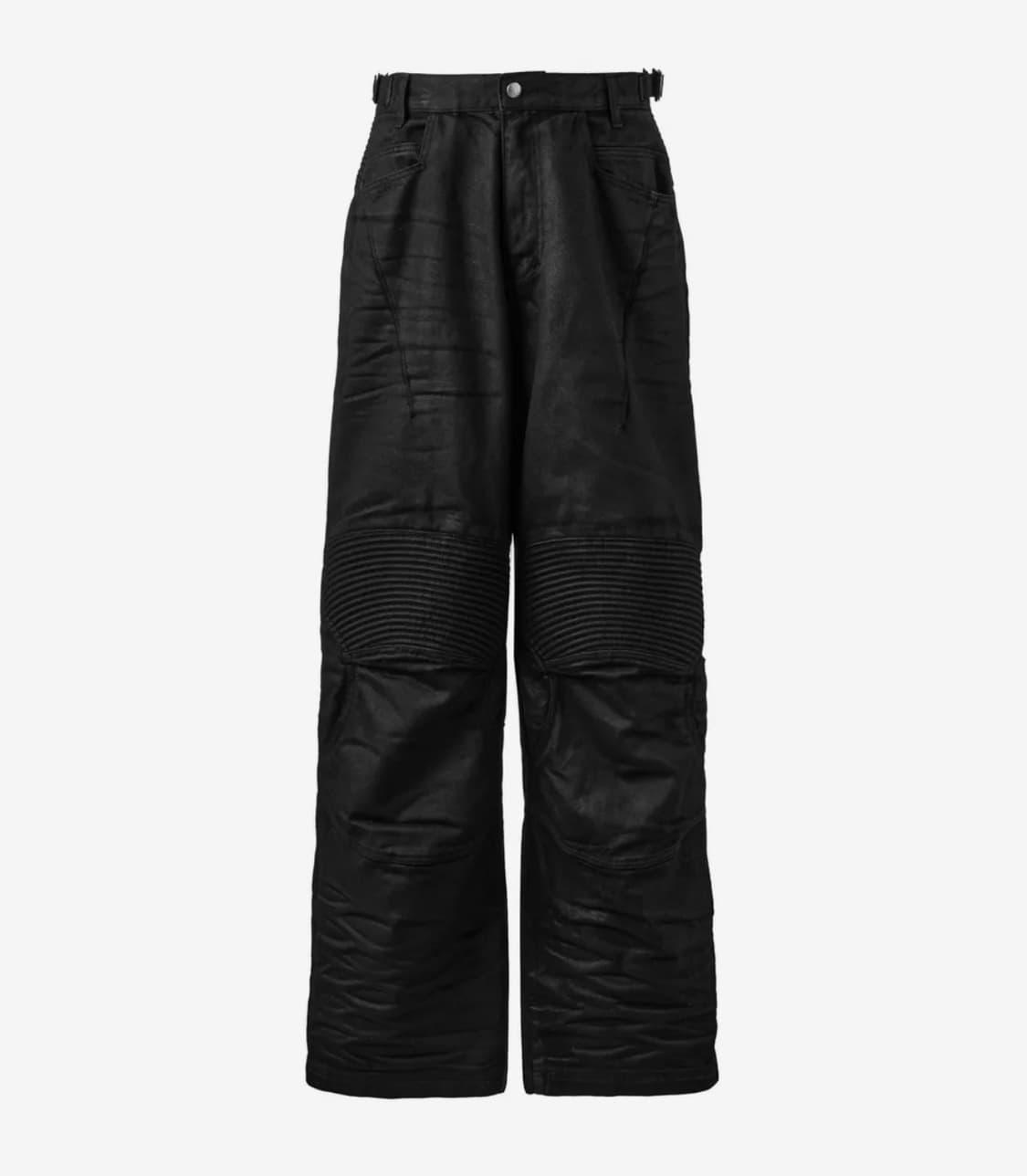 어나더유스 바이커 코팅 데님 팬츠 상품이미지1