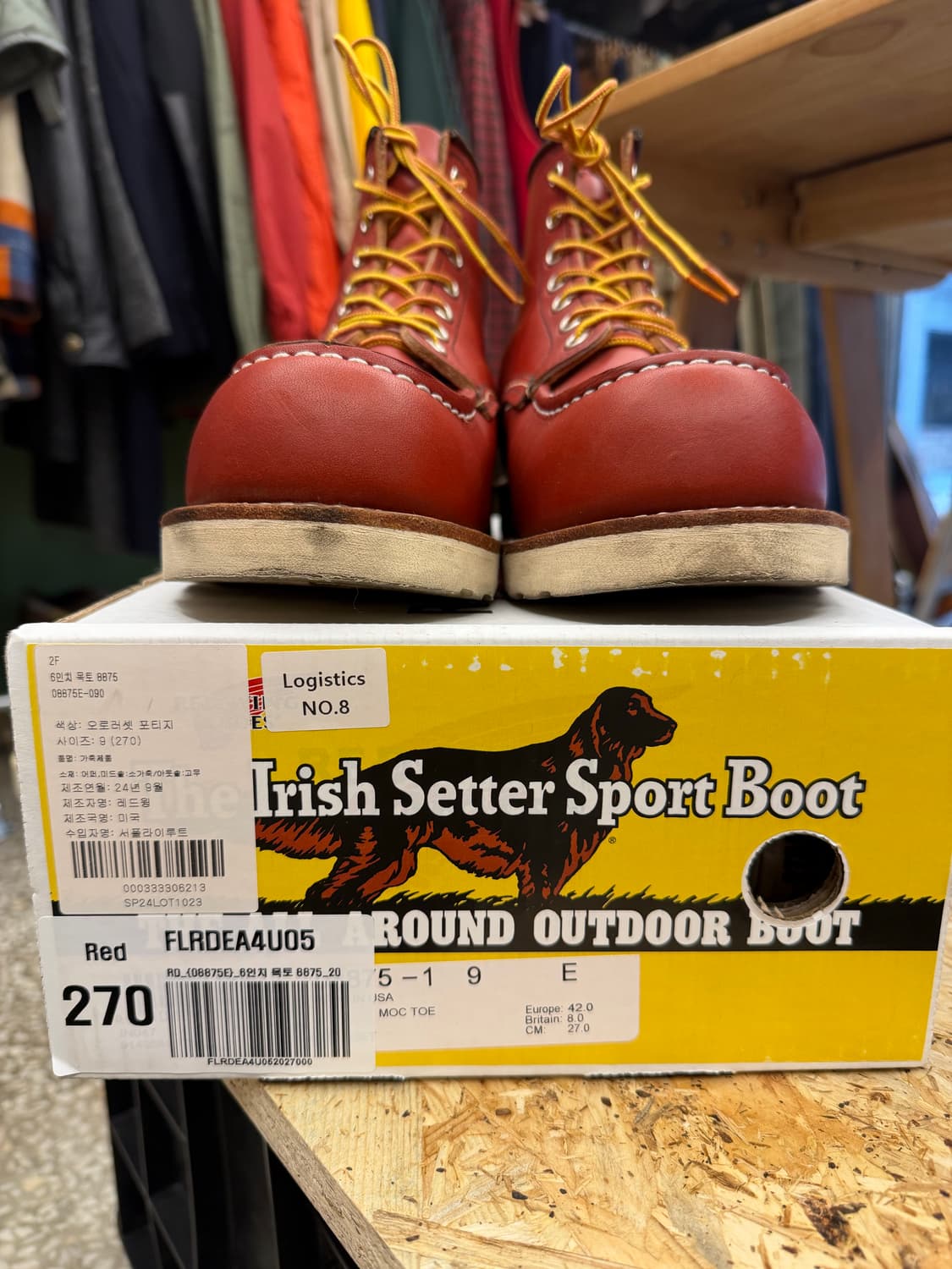 레드윙 아이리쉬 세터 8875 9E 상품이미지7