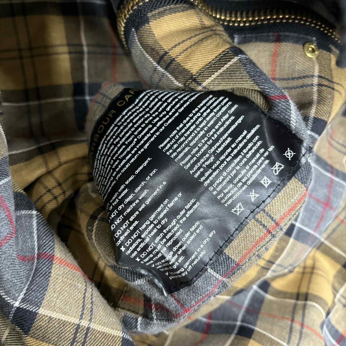 *택채새상품 바버 인터네셔널 a7 왁스 자켓 상품이미지4